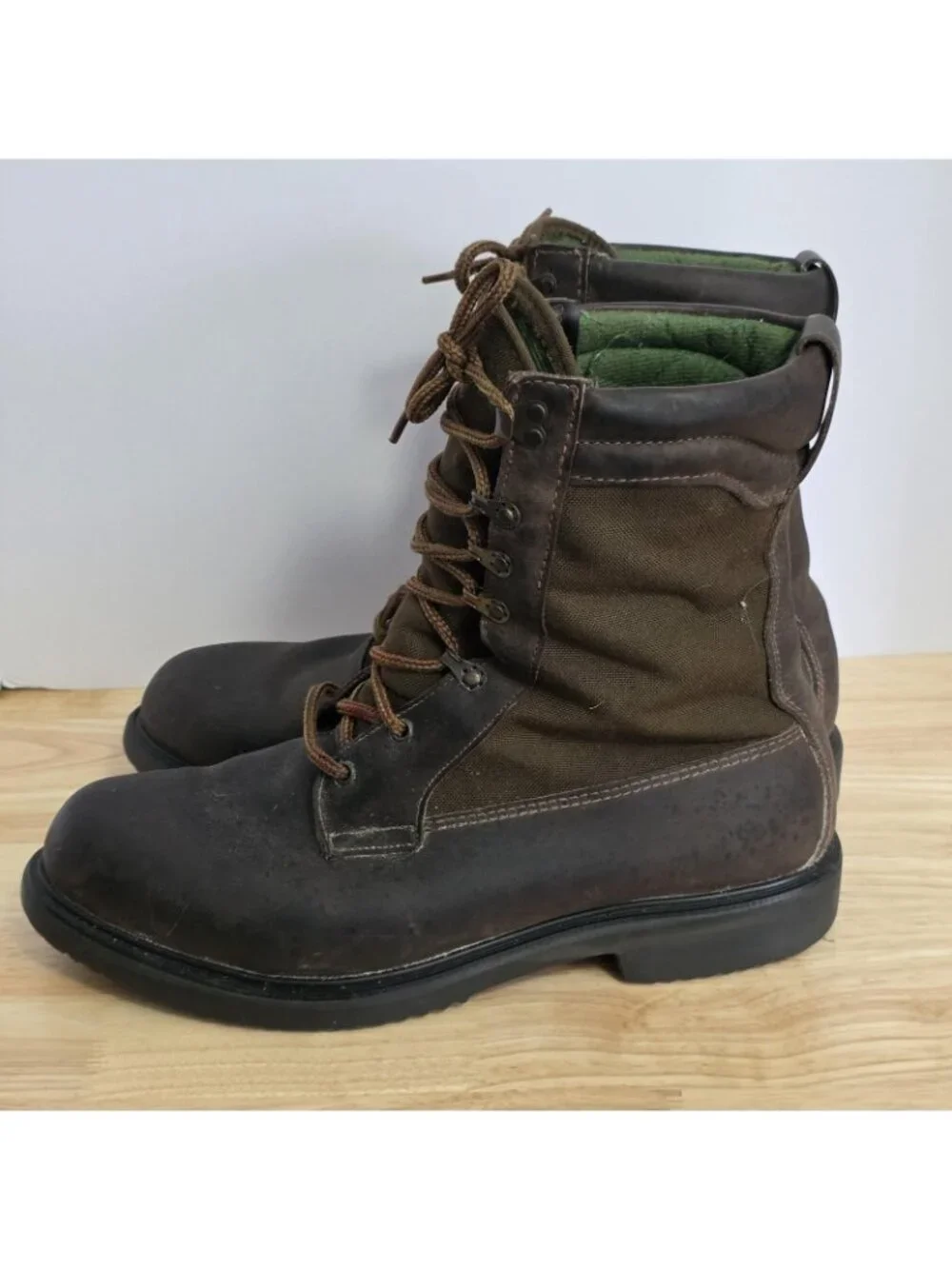 Irish Setter Boots Mens Size 13 D Brown Leather Combat Workwear Gore-Tex 17255